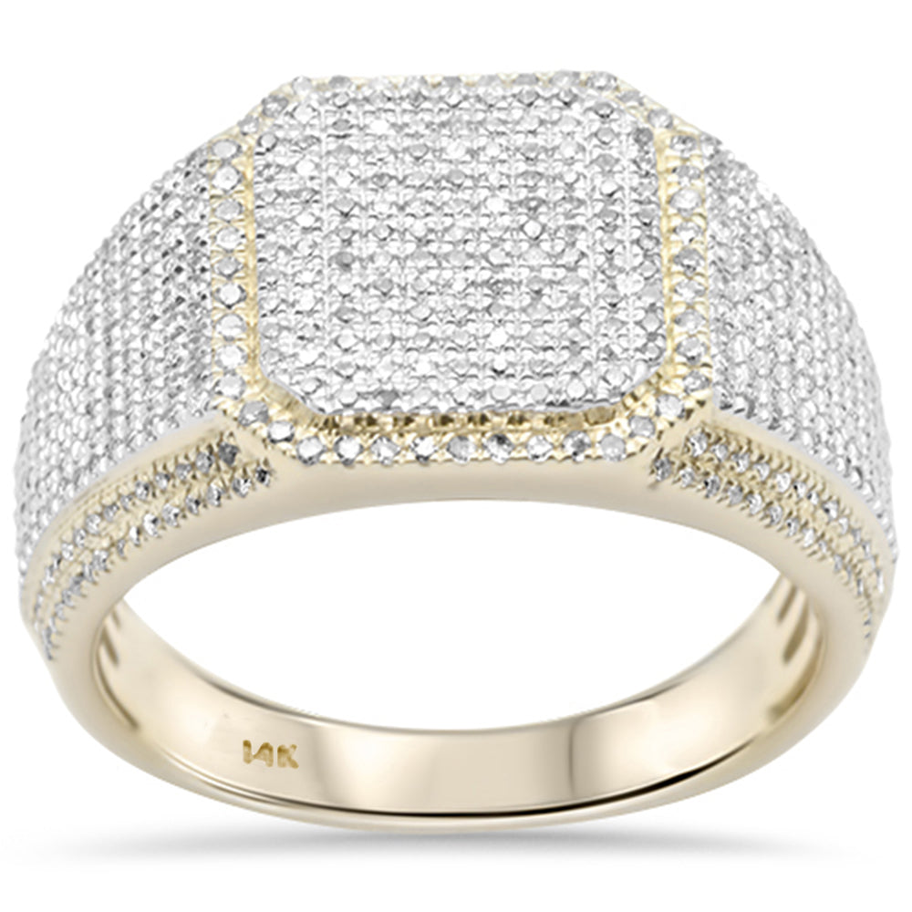 Muse Jewelry .86ct G SI 14K Yellow Gold Men's Diamond Ring Band