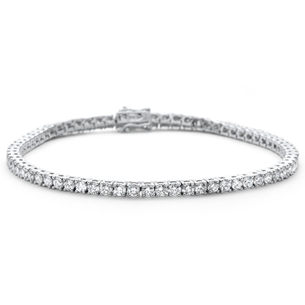 Muse Jewelry 6.00ct 14KT White Gold Diamond Tennis Bracelet 7"