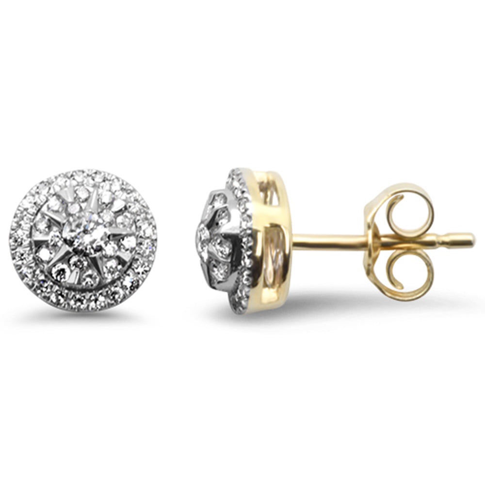 Muse Jewelry .33ct G SI 14K Yellow Gold Diamond Round Shape Earrings