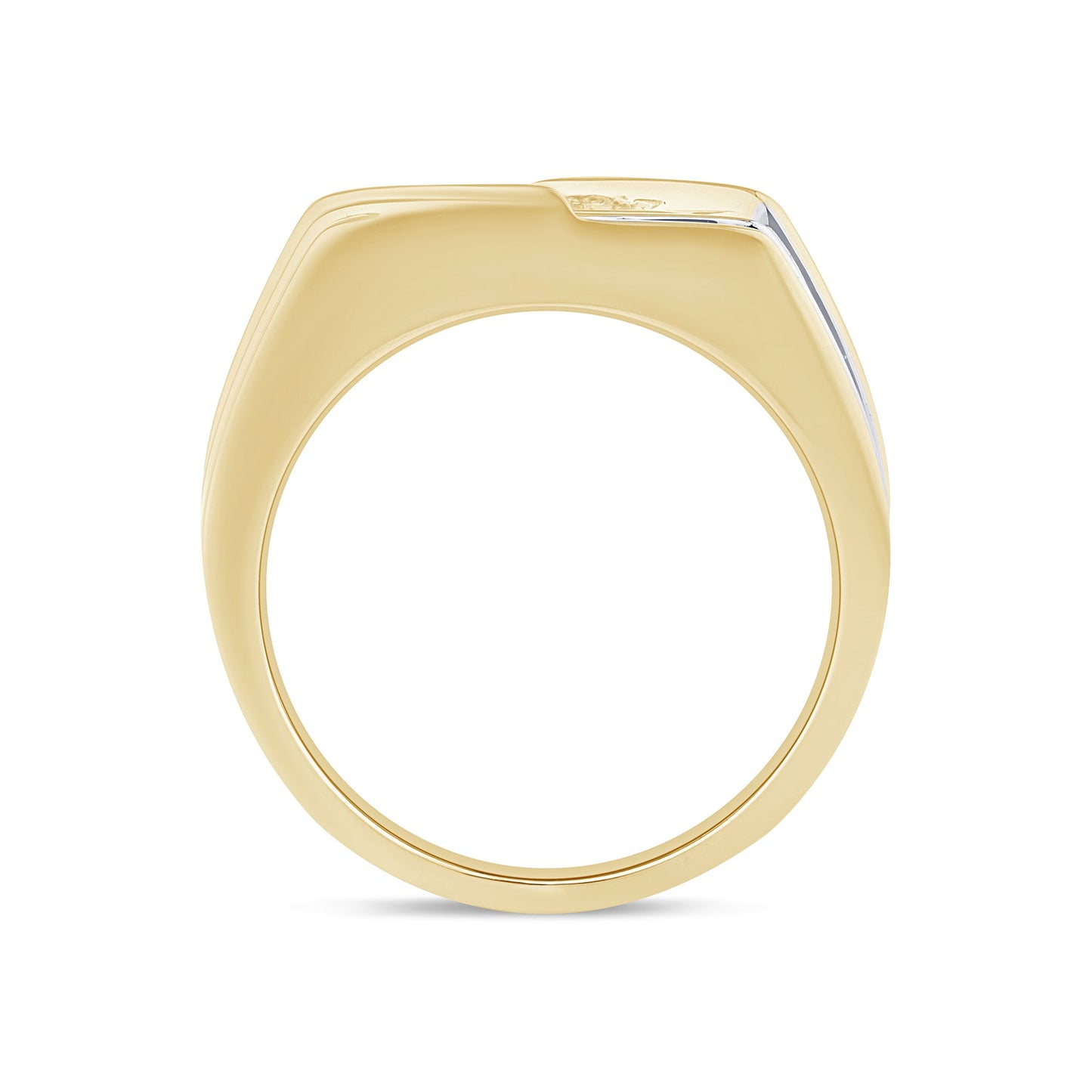 Muse Jewelry 2.03ct G SI 14K Yellow Gold Diamond Men's Band Ring Size 10