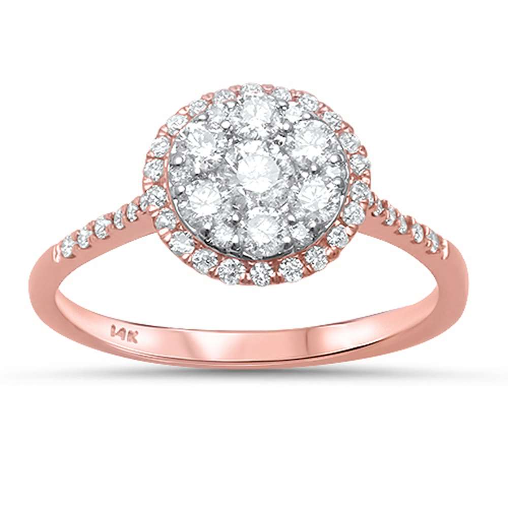 Muse Jewelry .67ct G SI 14kt Rose Gold Engagement Solitaire Diamond Ring Size 6.5