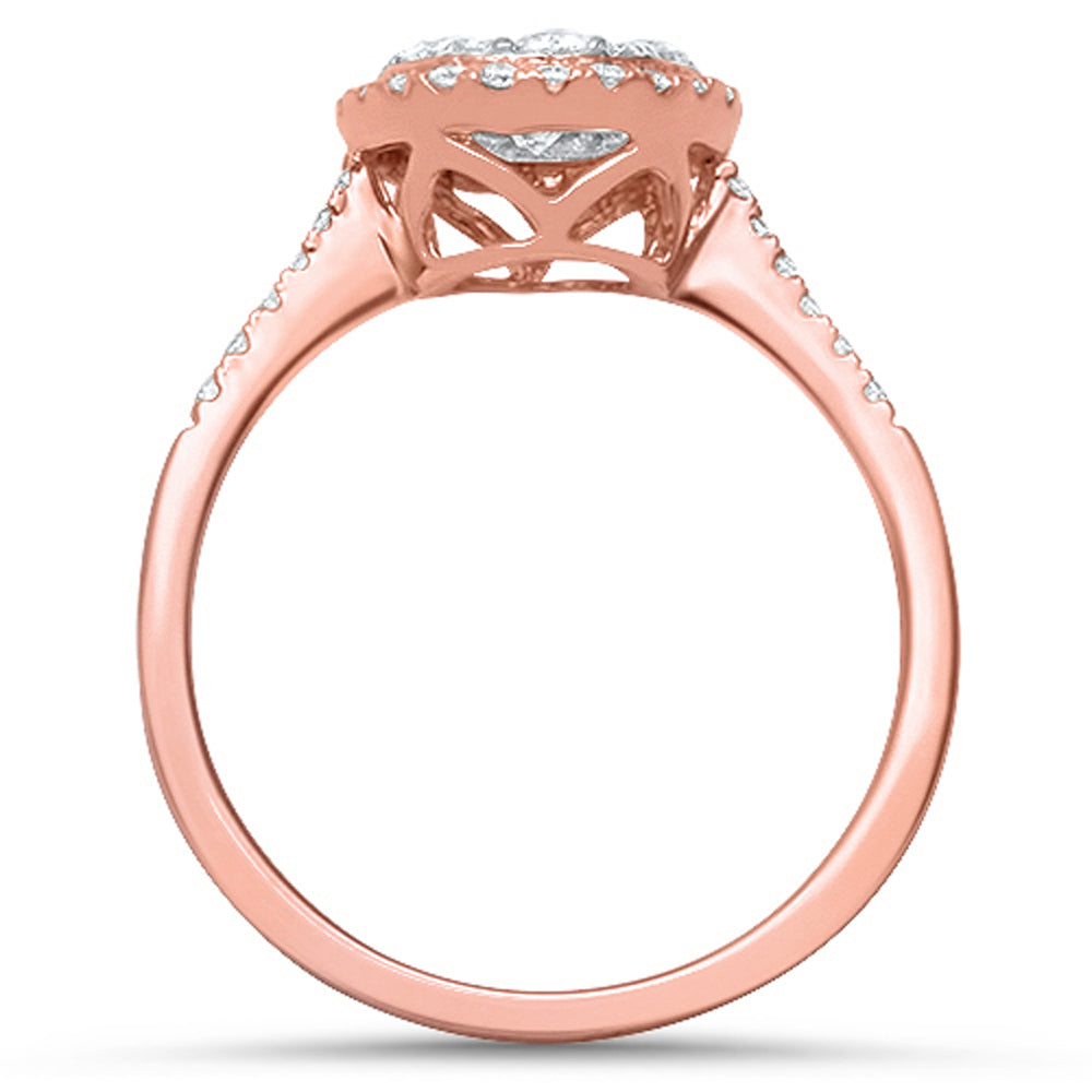 Muse Jewelry .67ct G SI 14kt Rose Gold Engagement Solitaire Diamond Ring Size 6.5