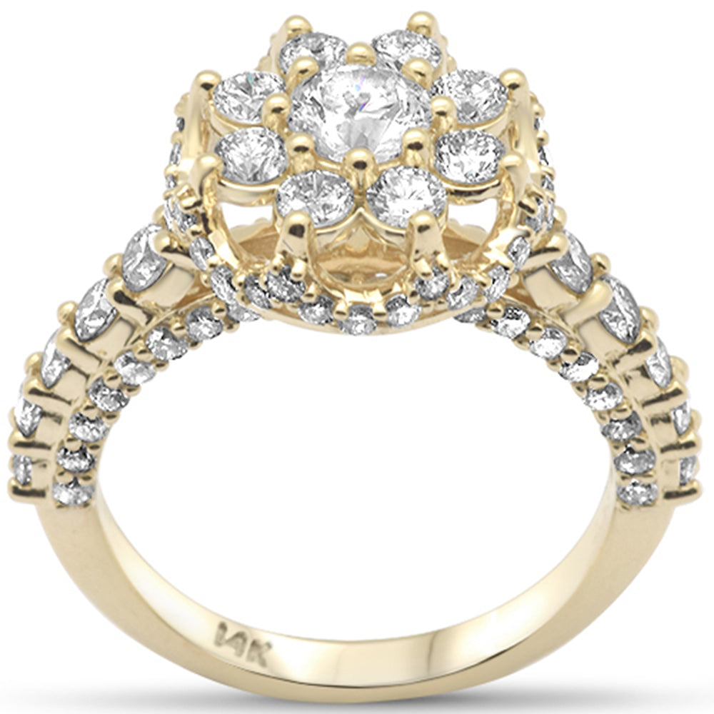 Muse Jewelry 1.97ct G SI 14K Yellow Gold Engagement Ring