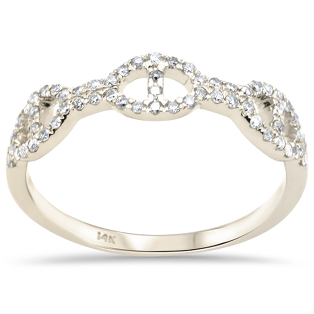 Muse Jewelry .25ct G SI 14K Yellow Gold Women's Diamond Ring Band Size 6.5