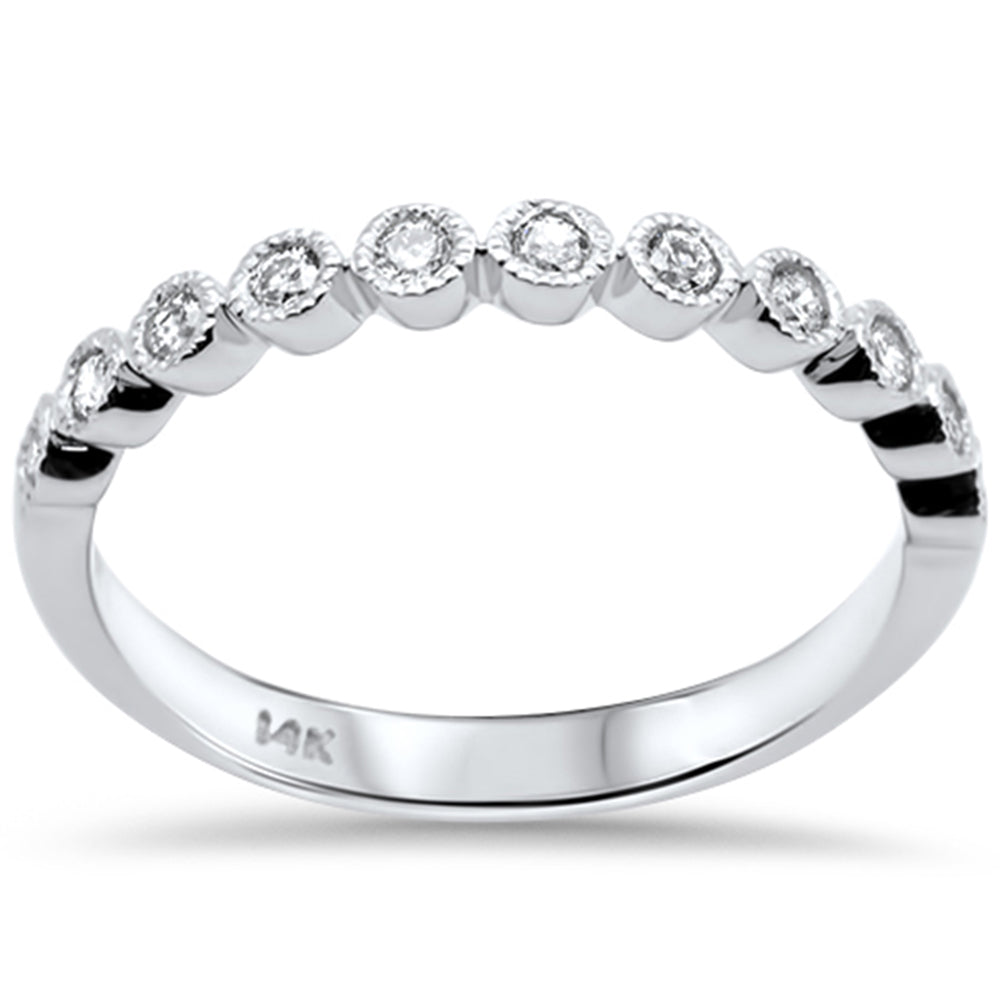 Muse Jewelry .22ct G SI 14K White Gold Women's Diamond Ring Band