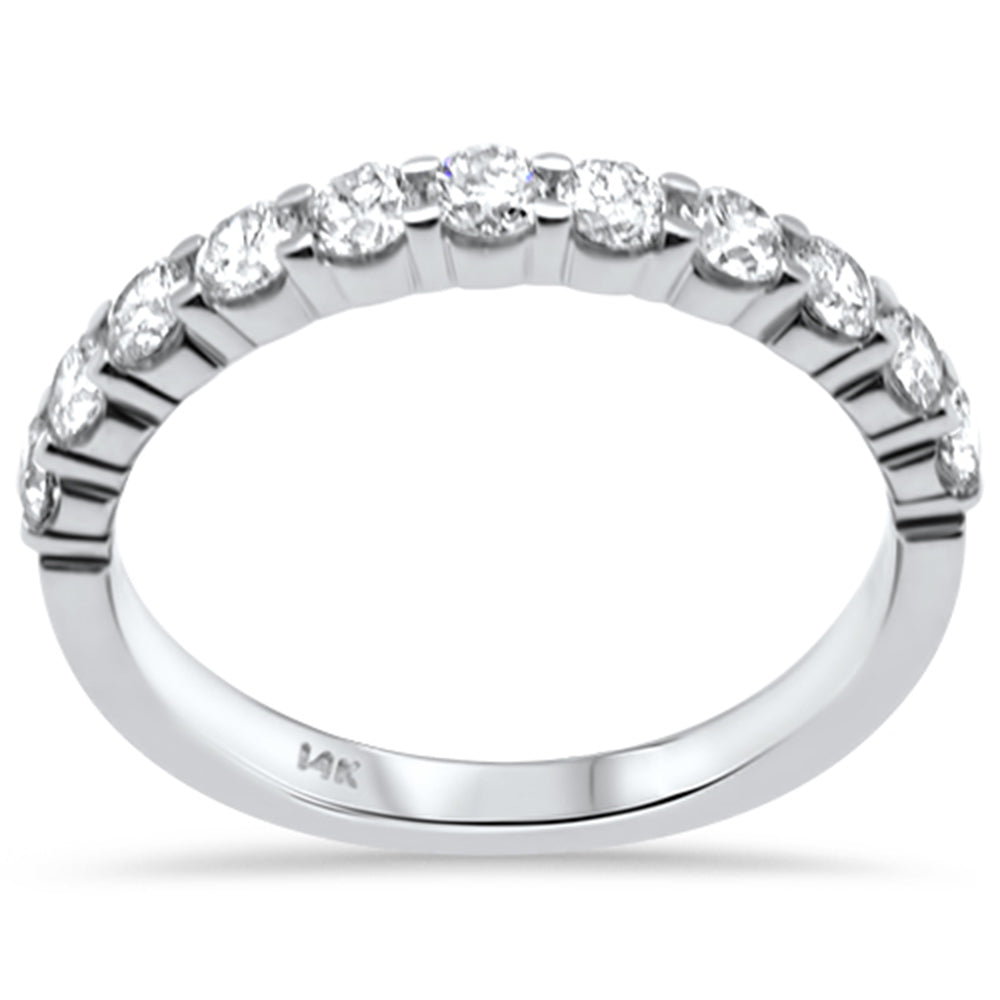 Muse Jewelry .79ct G SI 14K White Gold Diamond 11-Stone Ring Band