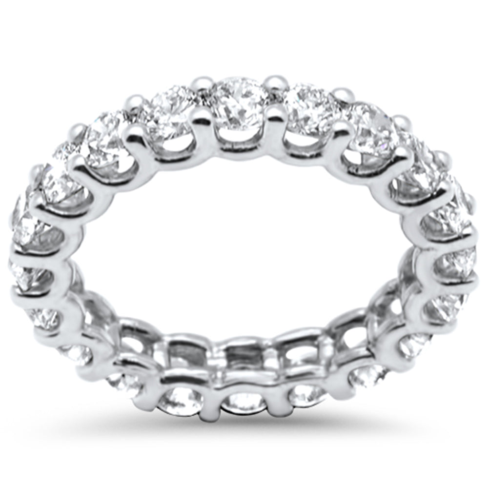 Muse Jewelry 3.46ct G SI 14K White Gold Diamond Eternity Ring Size 6.5