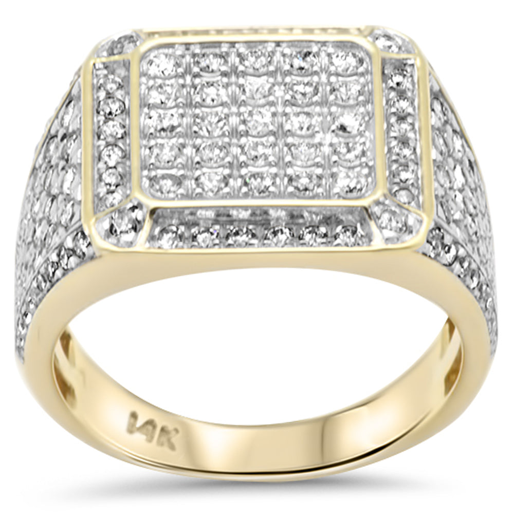 Muse Jewelry 2.00ct G SI 14K Yellow Gold Diamond Men's Band Ring Size 10