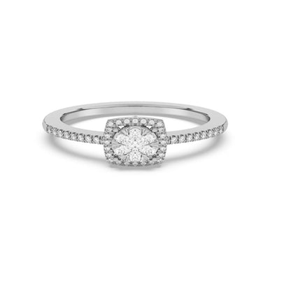 Muse Jewelry .25ct G SI 14K White Gold Diamond Engagement Ring Size 6.5