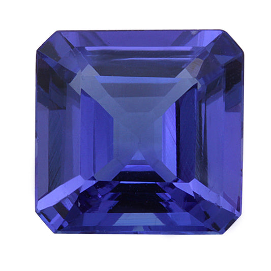 Muse Jewelry 4.03ct Natural Asscher Cut Tanzanite Loose Gemstone