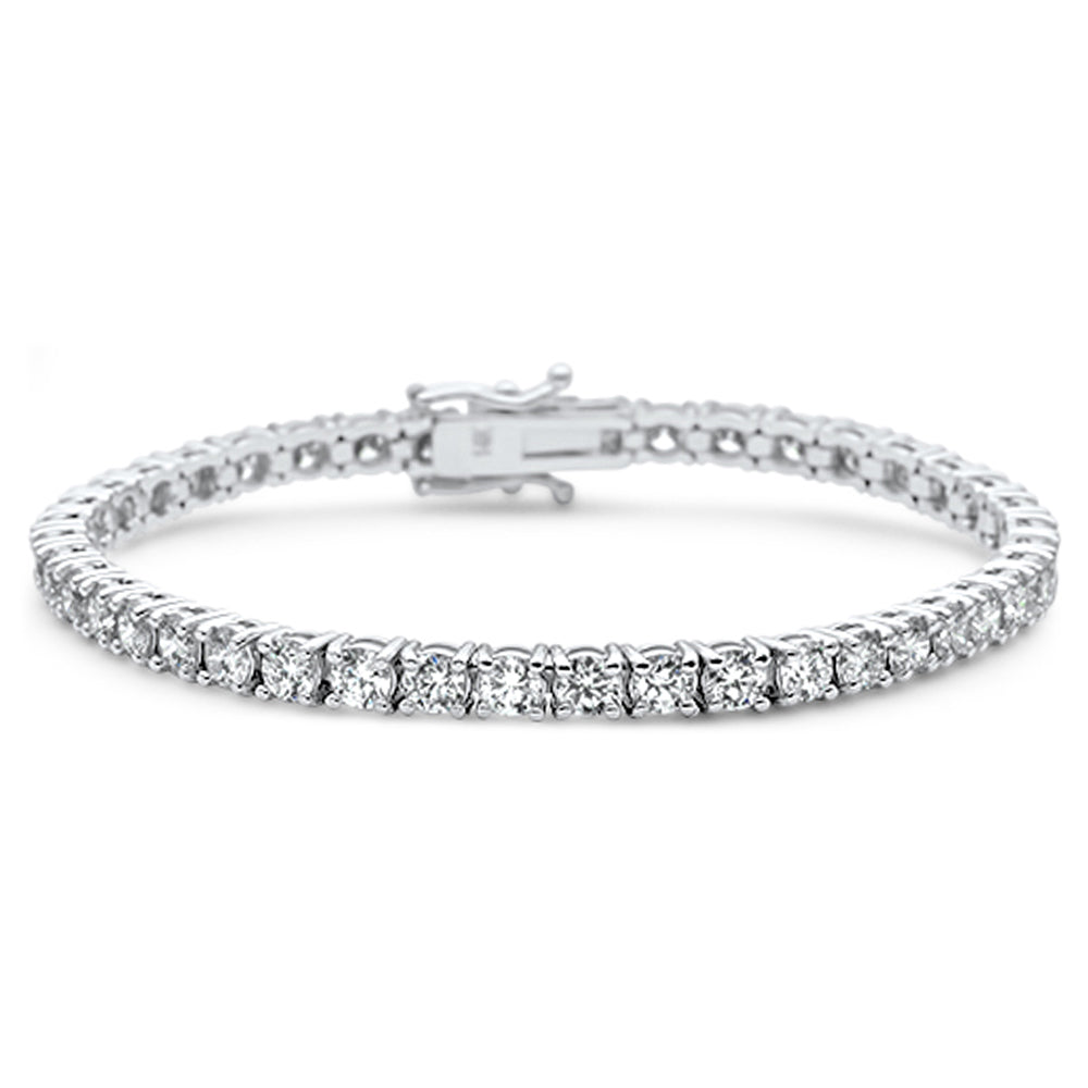 Muse Jewelry 8.72ct 14K White Gold Diamond Tennis Bracelet 7"