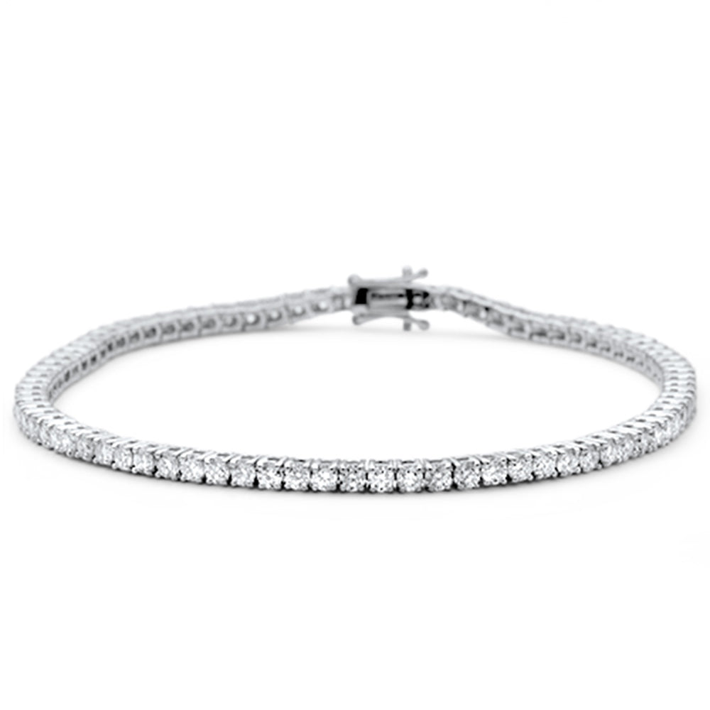 Muse Jewelry .98ct 14KT White Gold Diamond Tennis Bracelet 6.1"