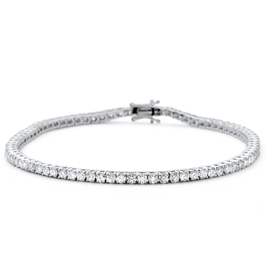 Muse Jewelry .98ct 14KT White Gold Diamond Tennis Bracelet 6.1"