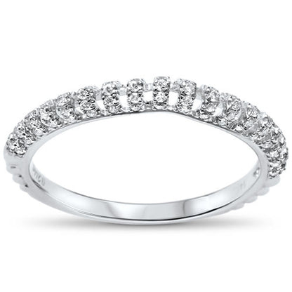 Muse Jewelry .24cts Modern F-VS2 Round Diamond Wedding Anniversary Band Size 6.5