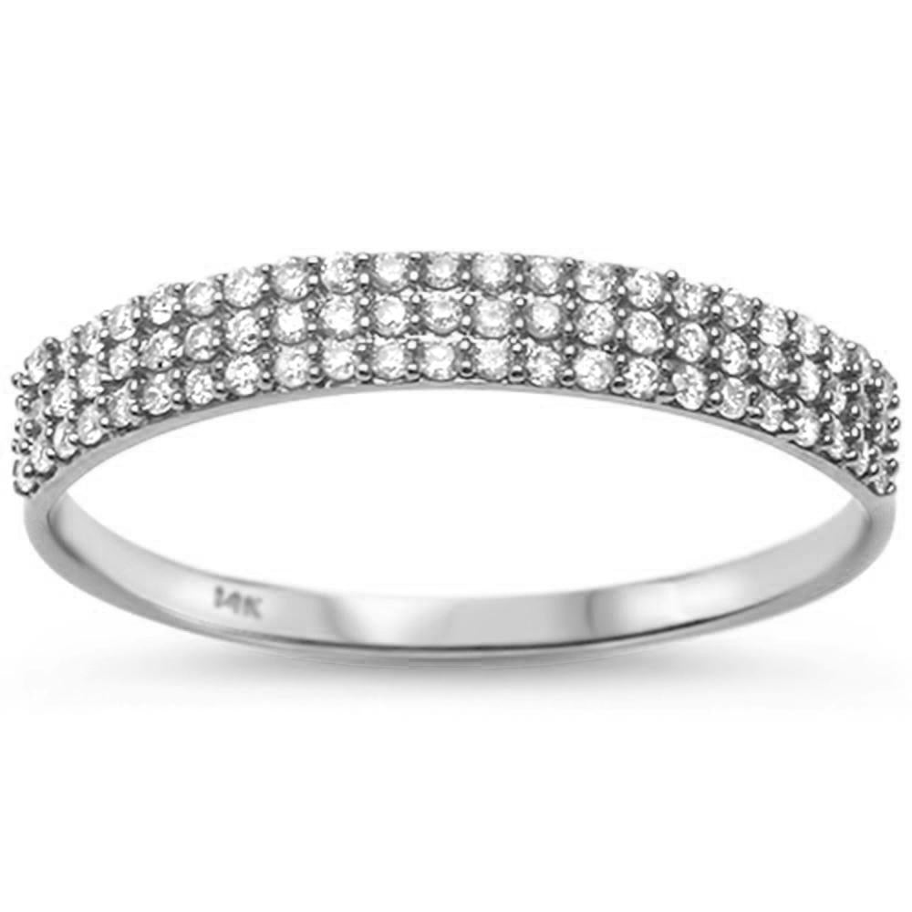 Muse Jewelry .20ct 14k White Gold Diamond Ring Size 6.5