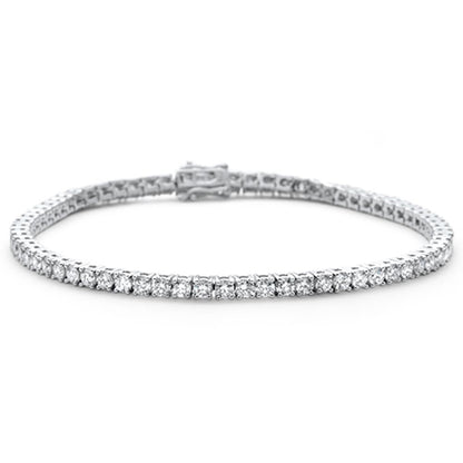 Muse Jewelry 6.05ct 14KT White Gold Diamond Tennis Bracelet 8"