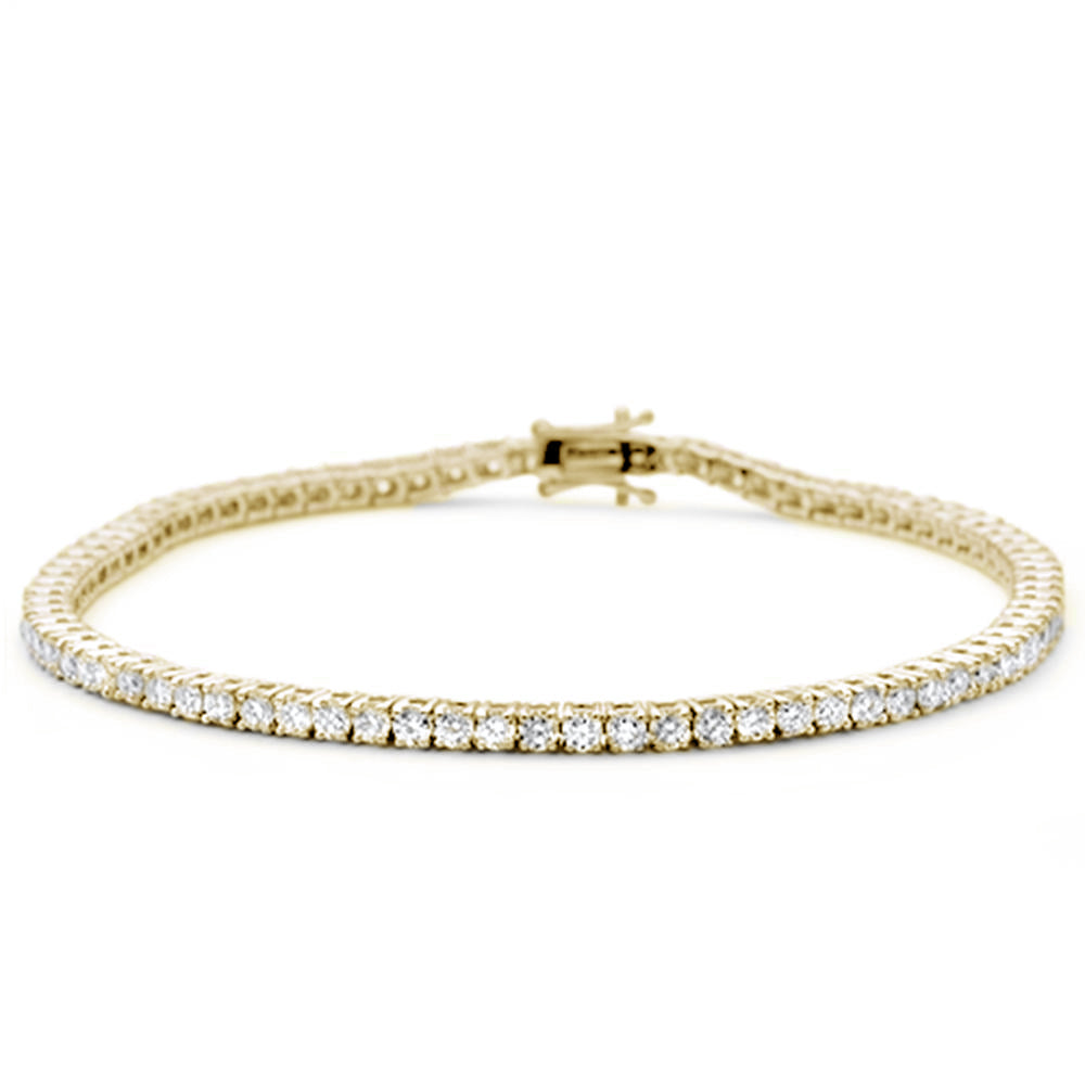 Muse Jewelry 1.02ct 14KT Yellow Gold Diamond Tennis Bracelet 7"