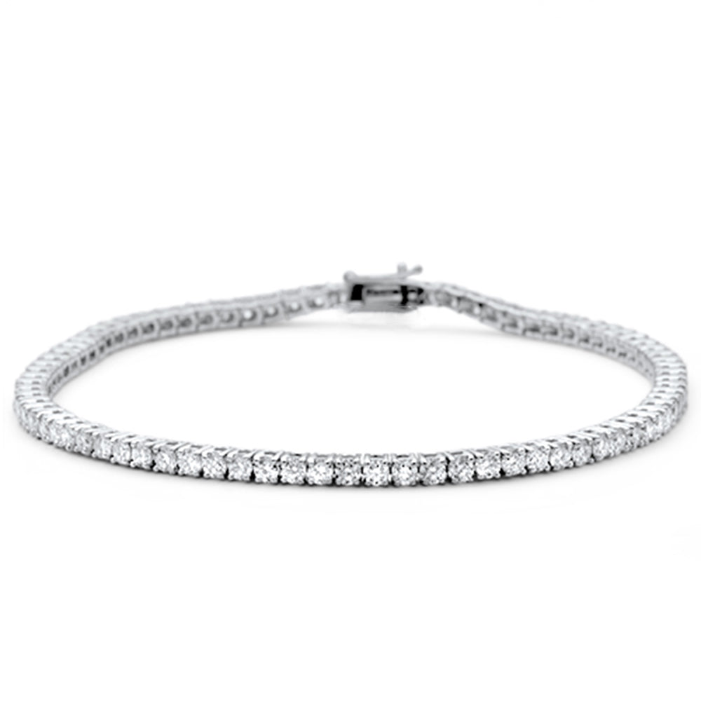 Muse Jewelry 2.00ct 14K White Gold Diamond Tennis Bracelet 7" Long