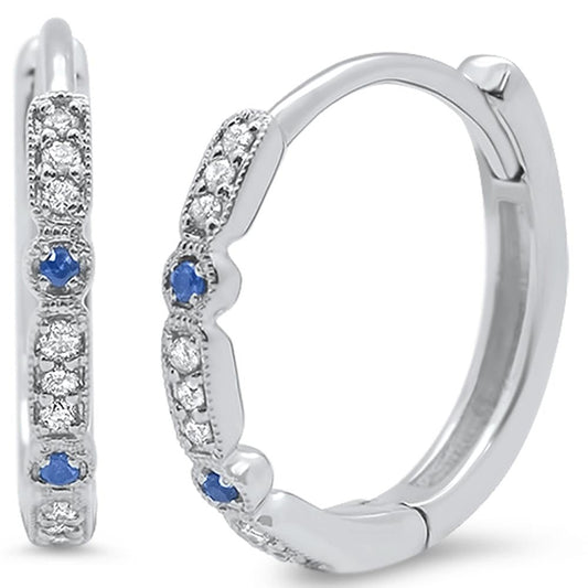 Muse Jewelry .11ct 14k White Gold Diamond Earrings