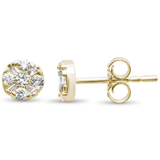 Muse Jewelry .22ct G SI 14K Yellow Gold Round Diamond Stud Earrings