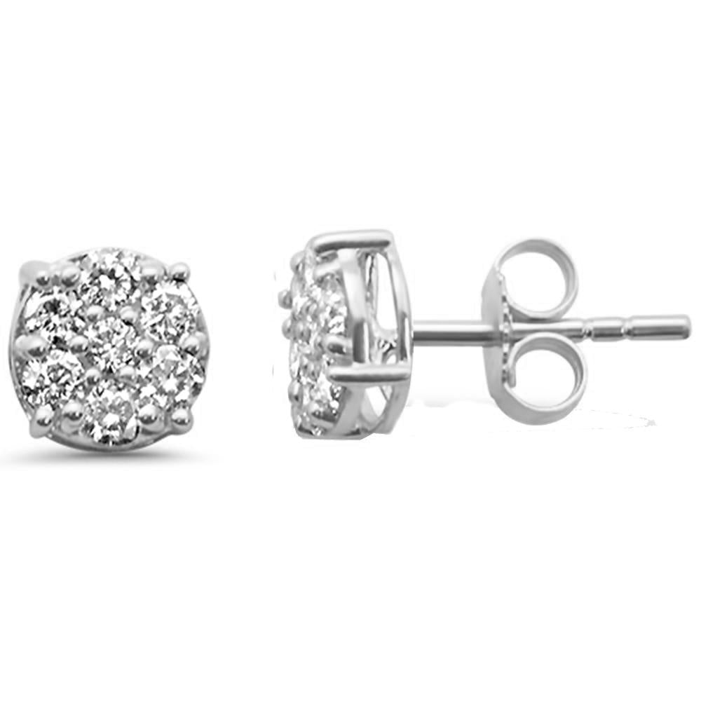 Muse Jewelry .44ct G SI 14K White Gold Diamond Earrings