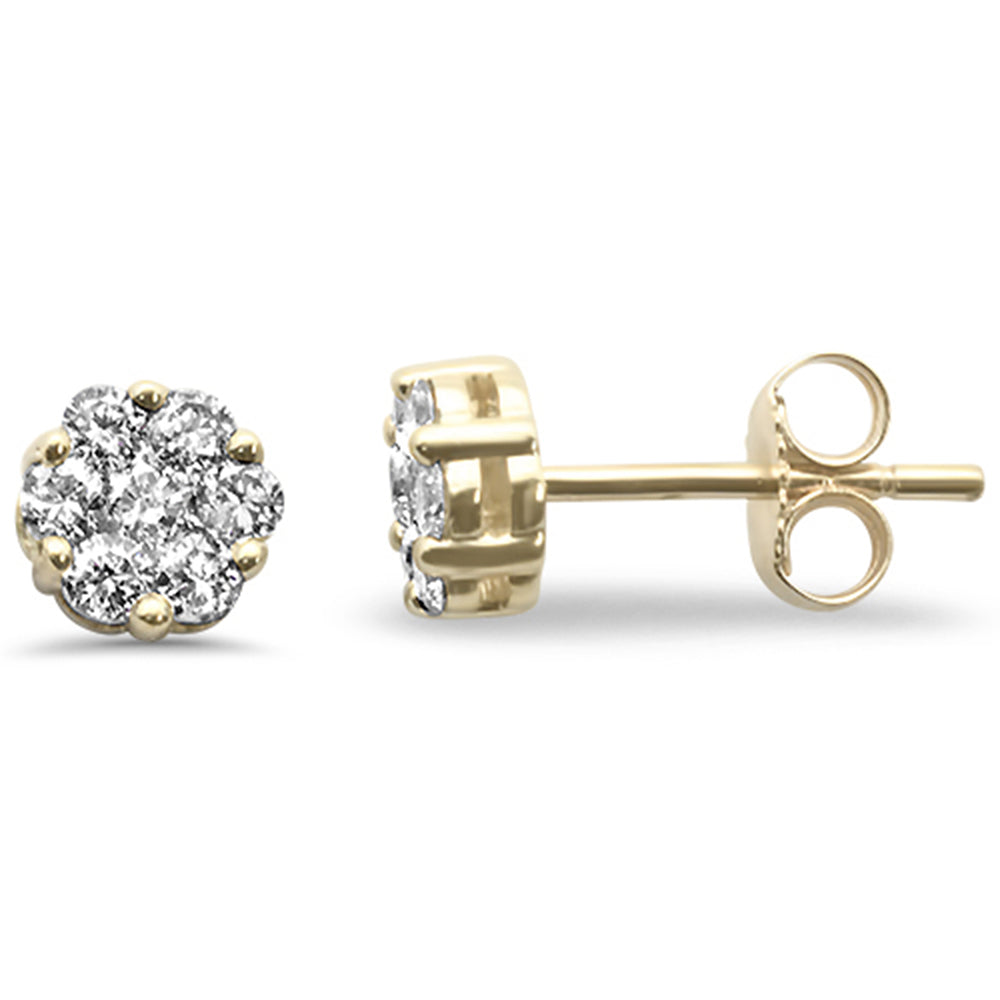 Muse Jewelry .51ct G SI 14K Yellow Gold Diamond Earrings