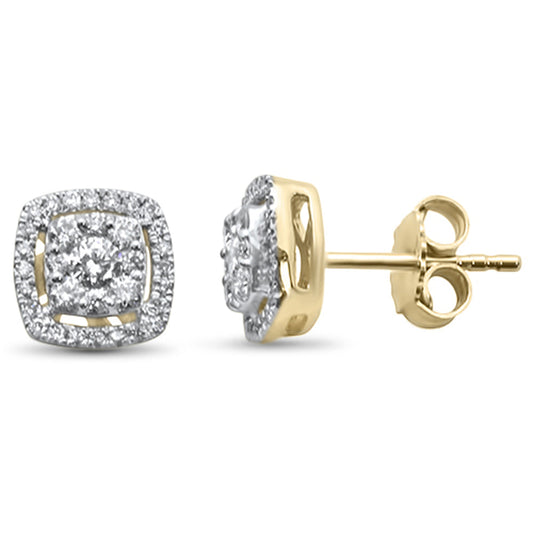 Muse Jewelry .48ct G SI 10K Yellow Gold Diamond Earrings