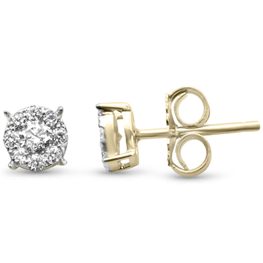 Muse Jewelry .36ct G SI 10K Yellow Gold Diamond Earrings