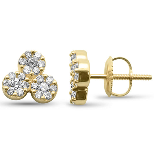 Muse Jewelry .50ct G SI 10K Yellow Gold Diamond Stud Earrings