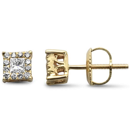 Muse Jewelry .34ct G SI 10K Yellow Gold Diamond Fine Earrings