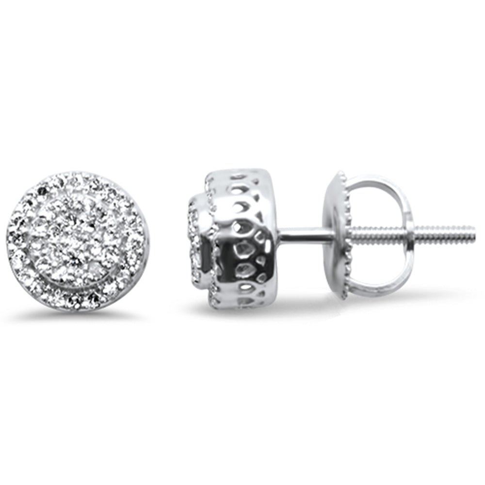 Muse Jewelry .23ct G SI 14K White Gold Diamond Round Fashion Earrings