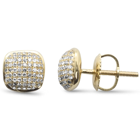 Muse Jewelry .29ct G SI 10K Yellow Gold Diamond Fashion Earrings
