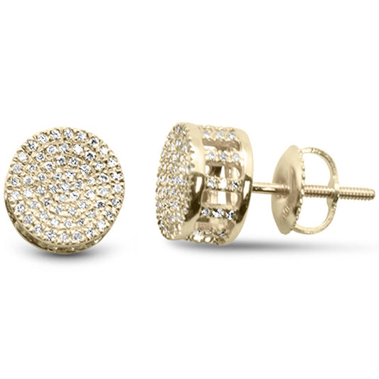 Muse Jewelry .27ct G SI 10K Yellow Gold Diamond Fashion Earrings