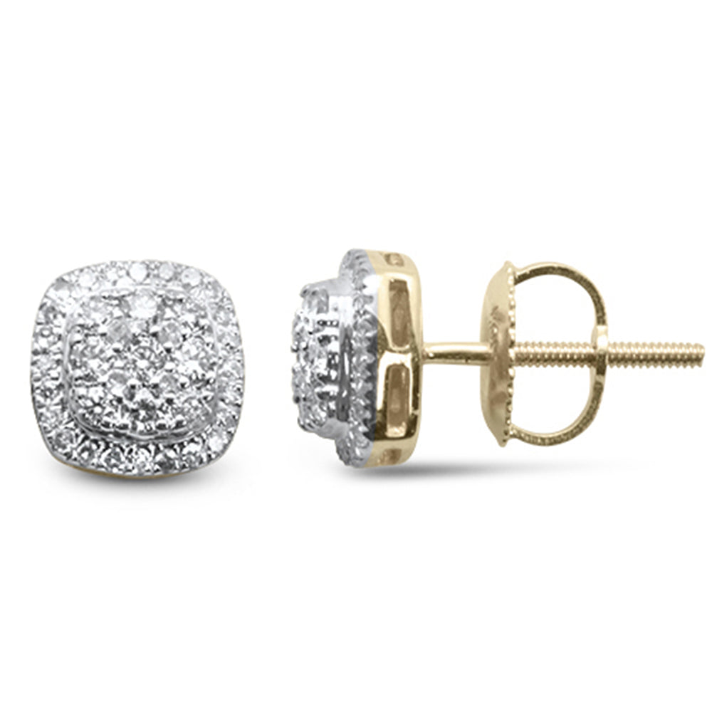 Muse Jewelry .37ct G SI 10K Yellow Gold Diamond Fashion Earrings