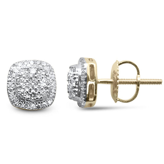 Muse Jewelry .37ct G SI 10K Yellow Gold Diamond Fashion Earrings