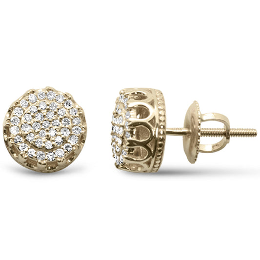 Muse Jewelry .23ct G SI 10K Yellow Gold Diamond Fashion Earrings