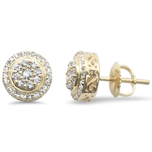 Muse Jewelry .40ct G SI 10K Yellow Gold Round Diamond Earrings