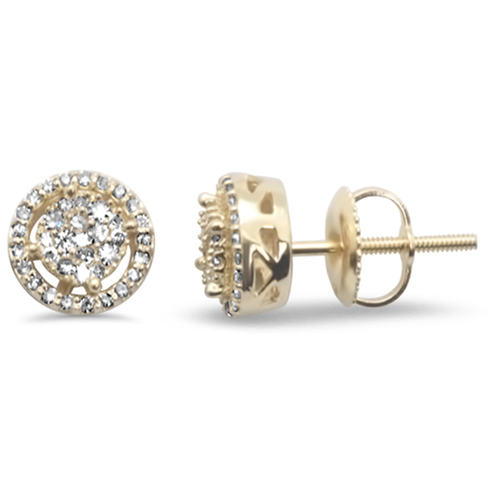 Muse Jewelry .26ct G SI 10KT Yellow Gold Diamond Round Fashion Earrings