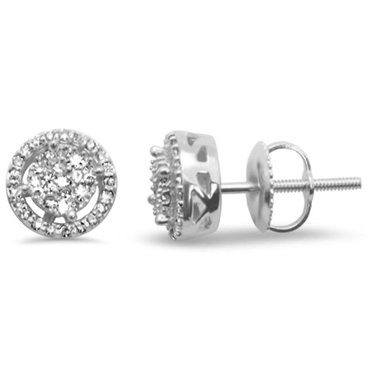 Muse Jewelry .25ct G SI 10KT White Gold Diamond Round Fashion Earrings