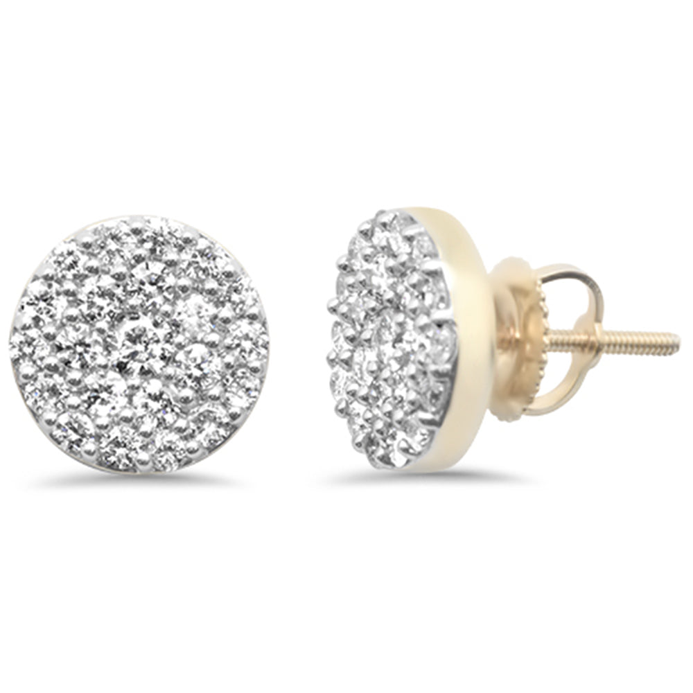 Muse Jewelry 1.00ct G SI 14K Yellow Gold Round Shaped Earrings