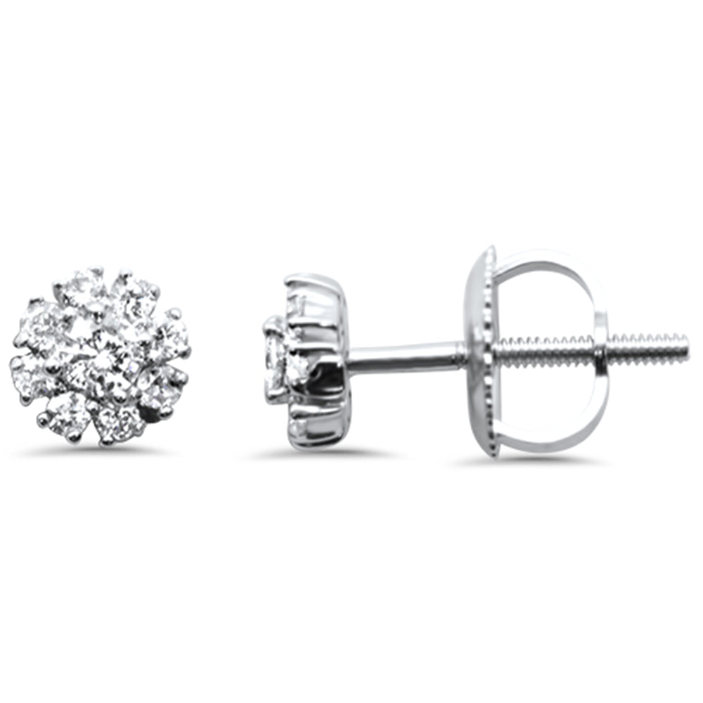 Muse Jewelry .27ct G SI 14K White Gold Round Diamond Earrings
