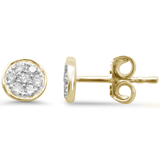 Muse Jewelry .19ct G SI 14K Yellow Gold Diamond Round Shaped Stud Earrings