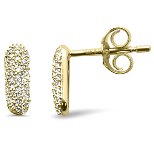 Muse Jewelry .14ct G SI 14K Yellow Gold Diamond Stud Earrings