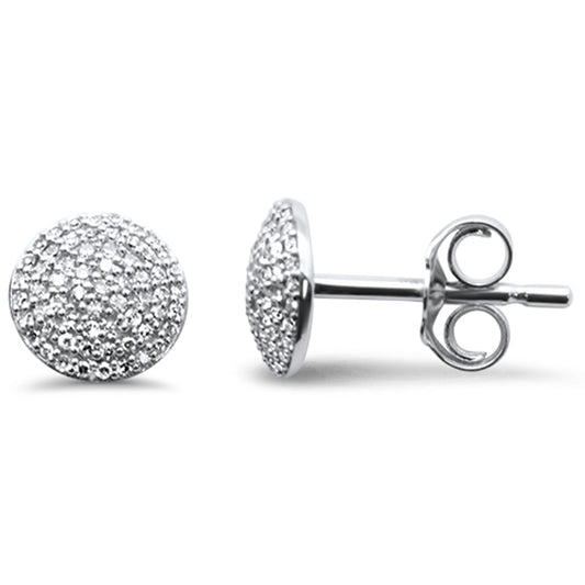 Muse Jewelry .18ct G SI 14K White Gold Diamond Round Earrings