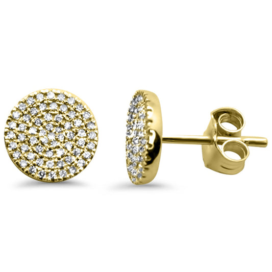 Muse Jewelry .22ct G SI 14K Yellow Gold Diamond Round Shaped Earrings