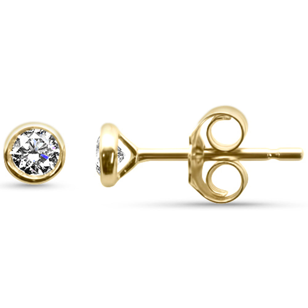 Muse Jewelry .22ct G SI 14K Yellow Gold Diamond Stud Earrings