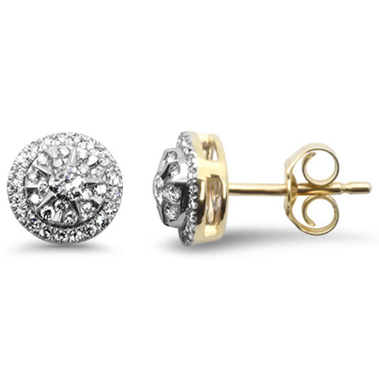 Muse Jewelry .33ct G SI 14K Yellow Gold Diamond Round Shape Earrings