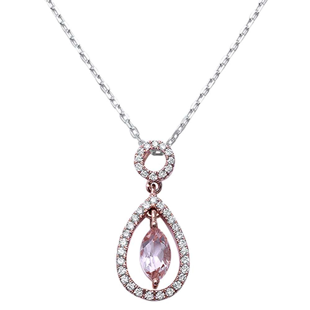 Muse Jewelry .17cts 14k White Gold F SI Round Diamond Pendant