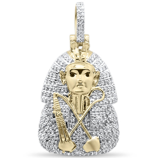 Muse Jewelry .40ct G SI 10K Yellow Gold Diamond Hip hop Pendant