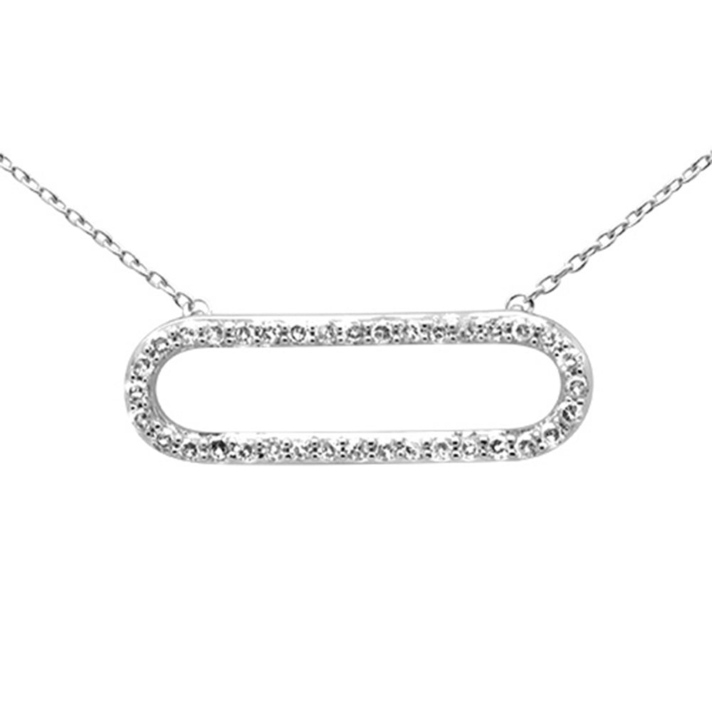 Muse Jewelry .25ct G SI 14K White Gold Diamond Pendant Necklace